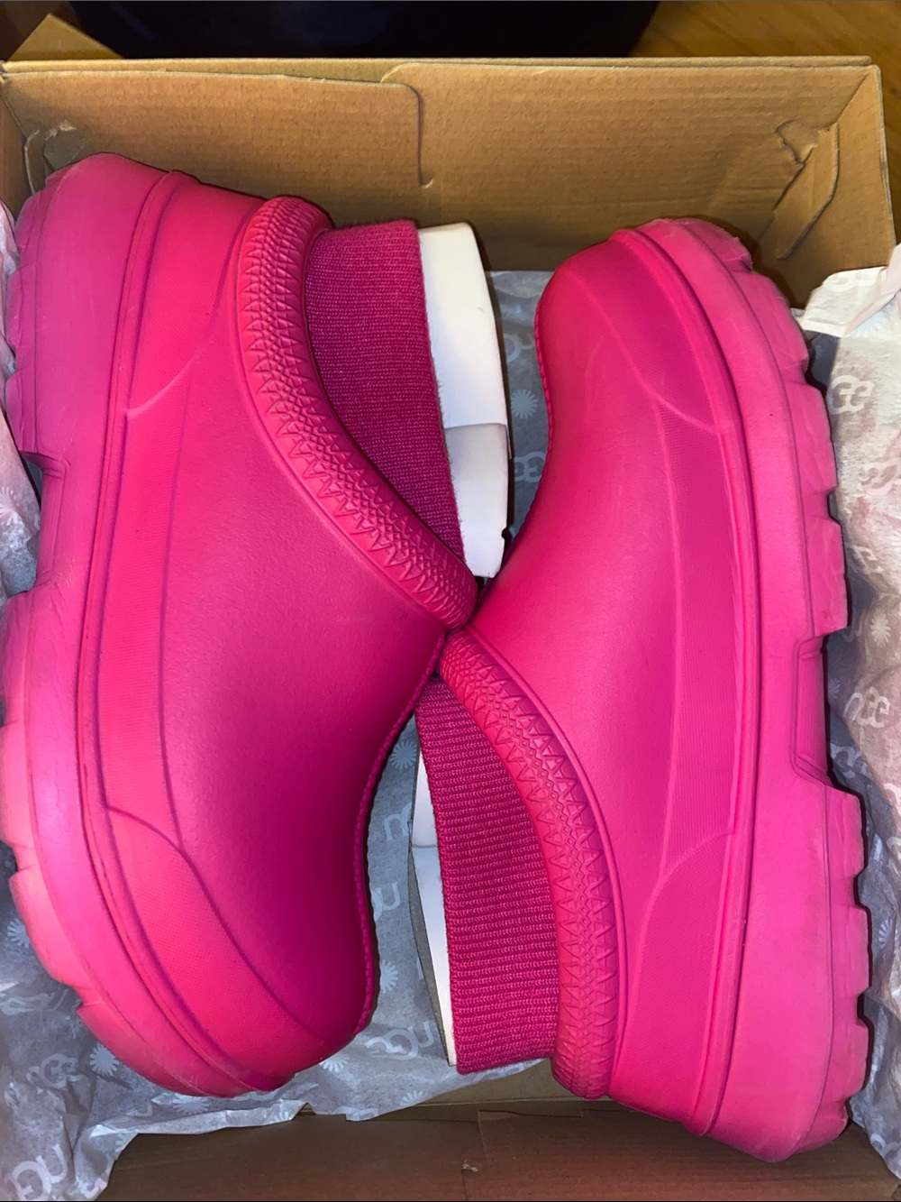 UGG Hot Pink Tasman X, Slip-On Clog - Picture 4 of 6